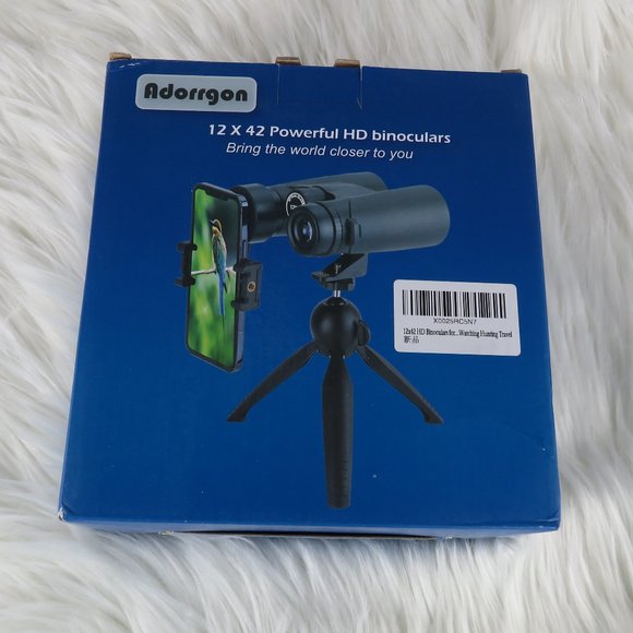 Binoculars with Upgraded Phone Adapter - 12 x 42 - Picture 7 of 8